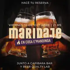 Cosa e’ Mandinga y Capibara celebran el Oktoberfest con una experiencia de maridaje