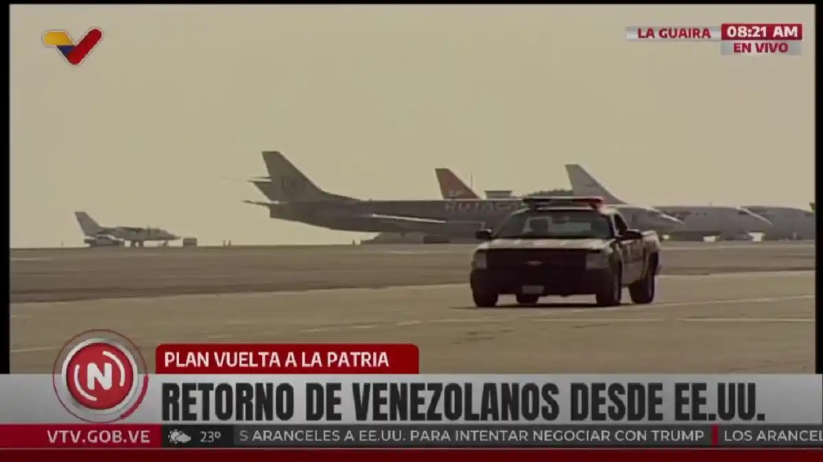 LLEGA a VENEZUELA nuevo grupo de 191 migrantes procedentes de EE. UU.