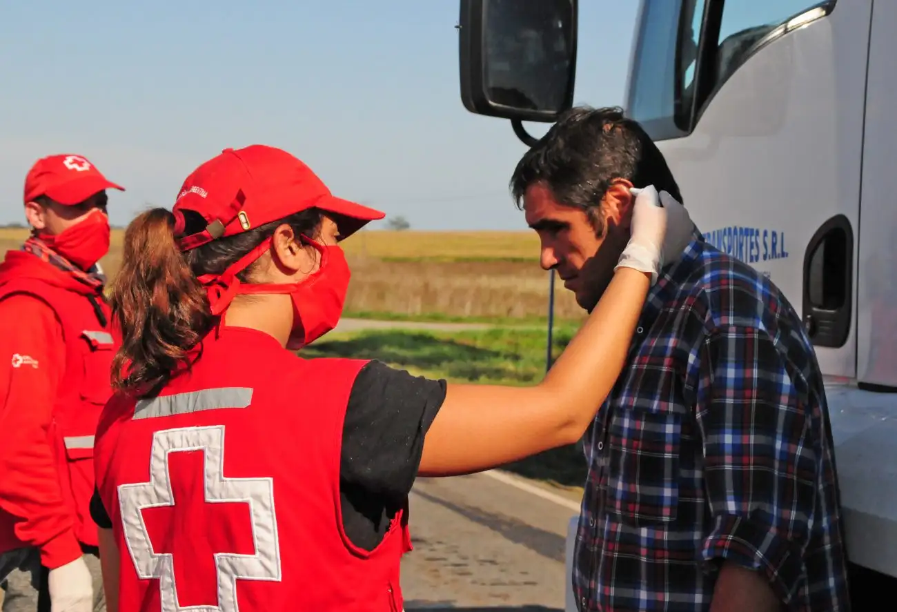 Pese al arduo trabajo realizado, la Cruz Roja no registró contagios en su personal 