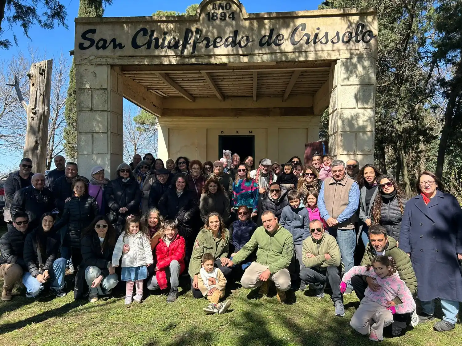 La capilla cumplió 131 años.
