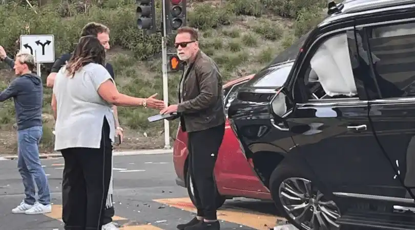 Arnold Schwarzenegger protagonizó un accidente de tránsito múltiple