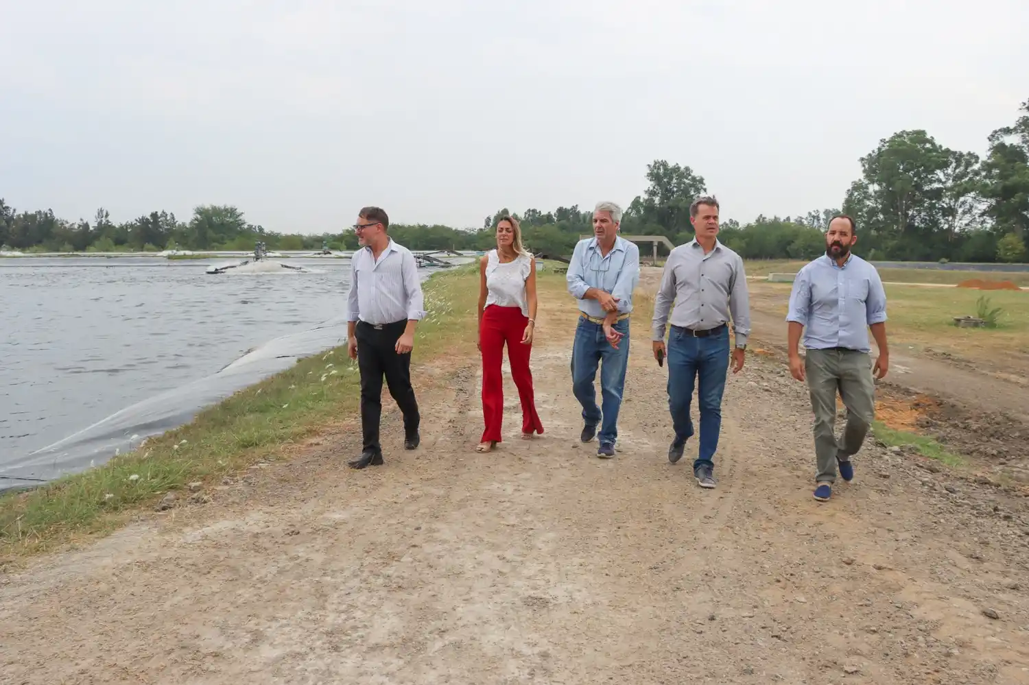 Avanzan las obras de ampliación de la Planta de Tratamiento de Efluentes