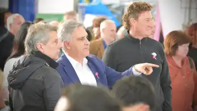 Llaryora en la expo de la Rural cuestionó el abandono de la infraestructura nacional