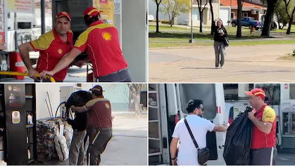 Fuerte repudio a una publicidad de una estación de servicio de Entre Ríos que simula el secuestro de una mujer