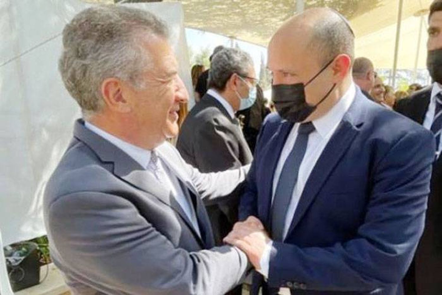 Urribarri participó de un homenaje a Shimon Peres junto al Presidente y al Primer ministro de Israel