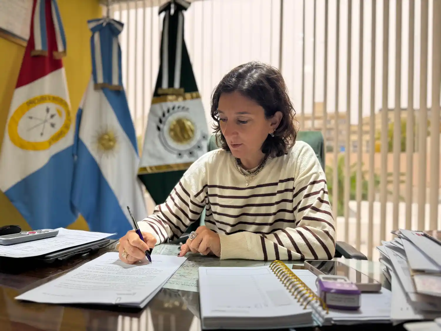 Leticia Di Gregorio, senadora por el departamento General López.