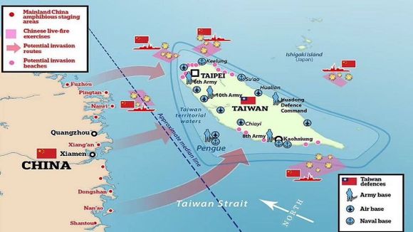 EN CLAVES: todo sobre las maniobras militares chinas cerca de Taiwán