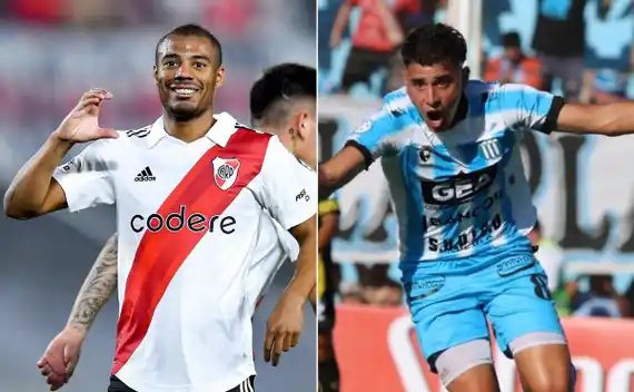 River - Racing (C): hora, TV y posibles formaciones