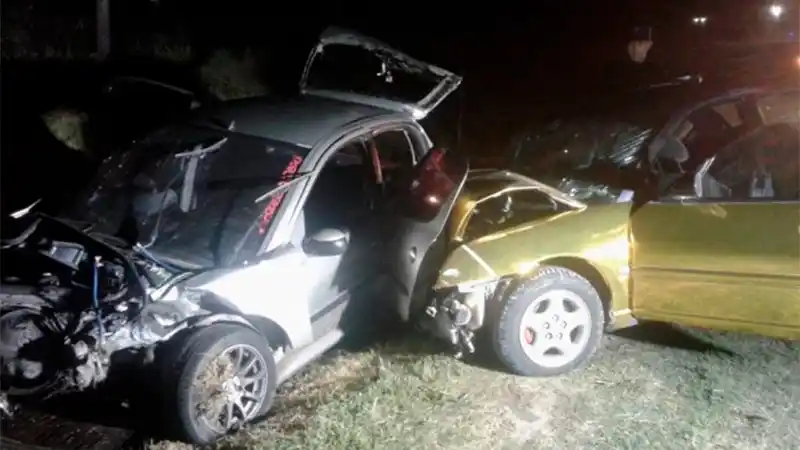 Choque múltiple en zona de Aldea Spatzenkutter