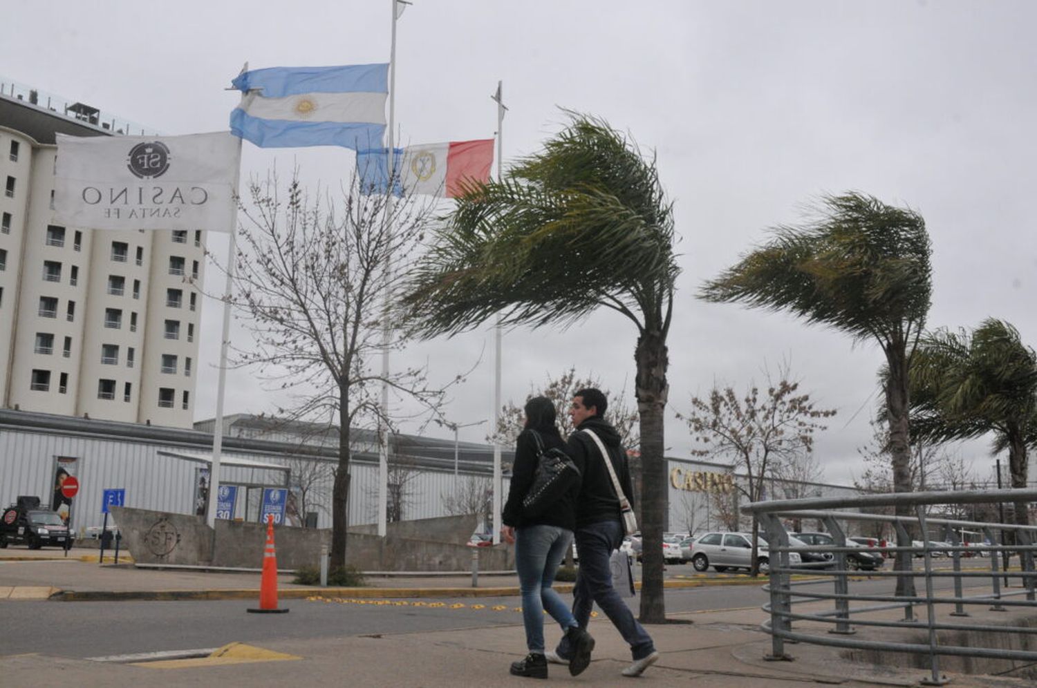 Rige un alerta por vientos fuertes para Santa Fe y gran parte del centro del país