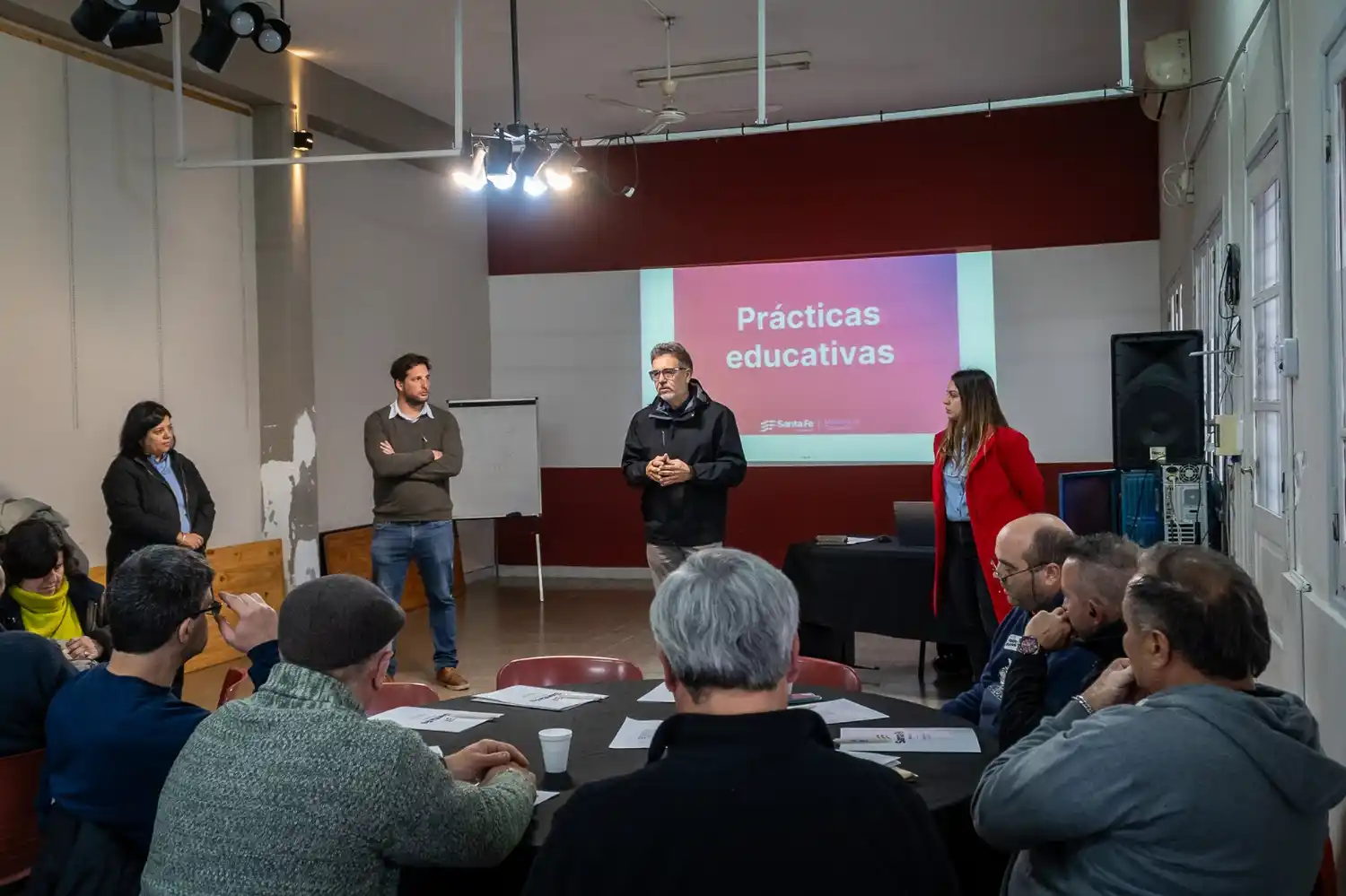 El intendente Leonel Maximino formó parte de la actividad.