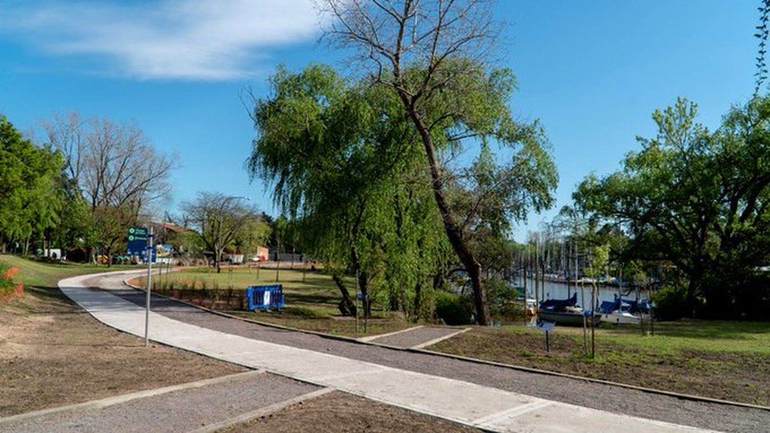 San Isidro: Posse inauguró el primer sector del parque público del puerto local