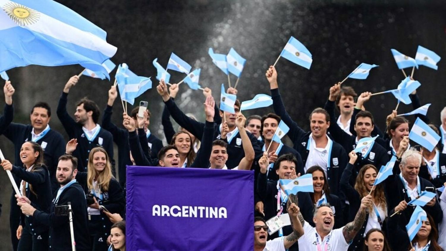 Así fue la aparición de la delegación argentina en la ceremonia inaugural