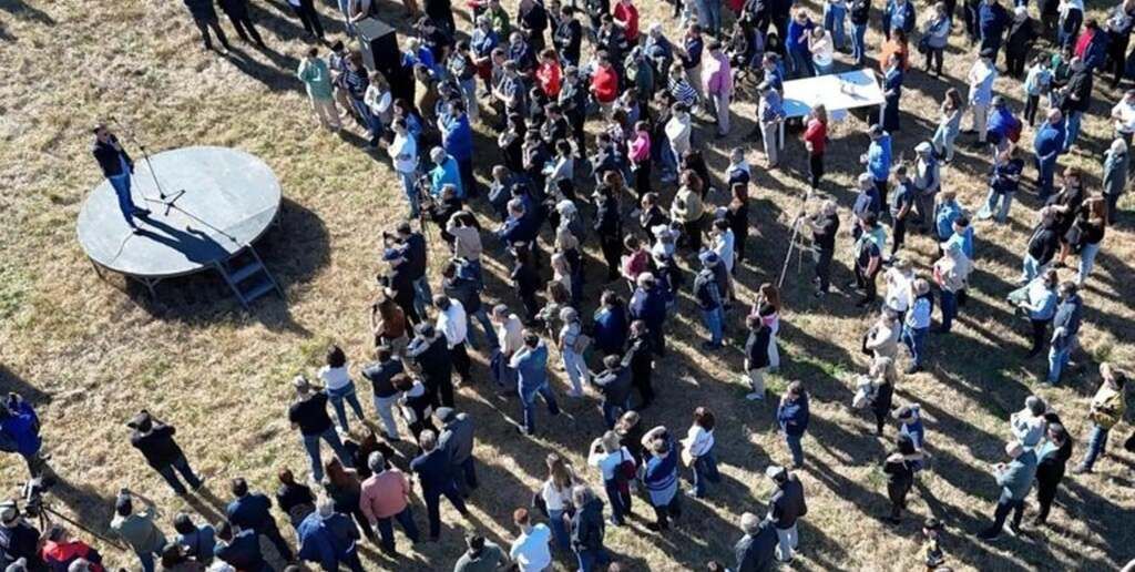 El ministro de Obras Públicas de la provincia, Lisandro Enrico, fue uno de los oradores.