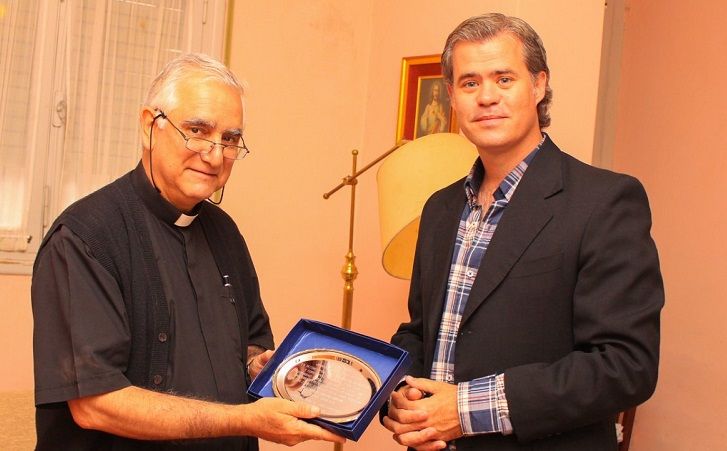 Piaggio se reunió con monseñor Lozano antes de su despedida