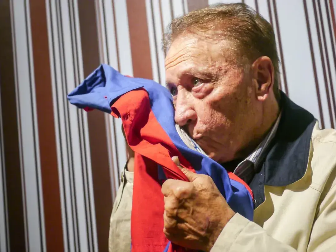 Sanfilippo había cumplido 91 años el 4 de mayo . Foto: X@SanLorenzo