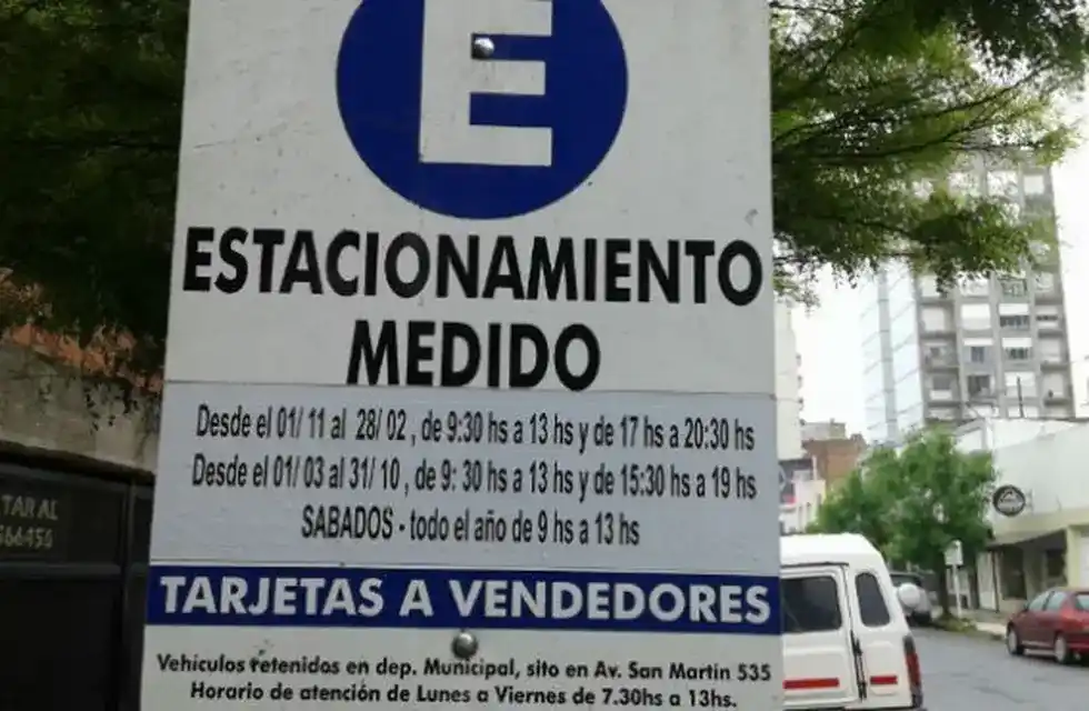 Nuevo horario de Estacionamiento Medido