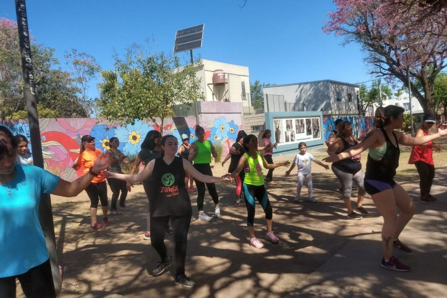 Rafaela en Acción: Clase de ritmos a cargo de la profesora Sabrina Gnemi.