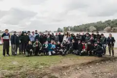 La huella necesaria: estudiantes de secundaria retiraron más de 150 kilos de basura del Dique