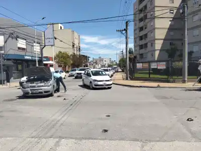 Chocaron en Maipú y Alsina: no hubo lesionados