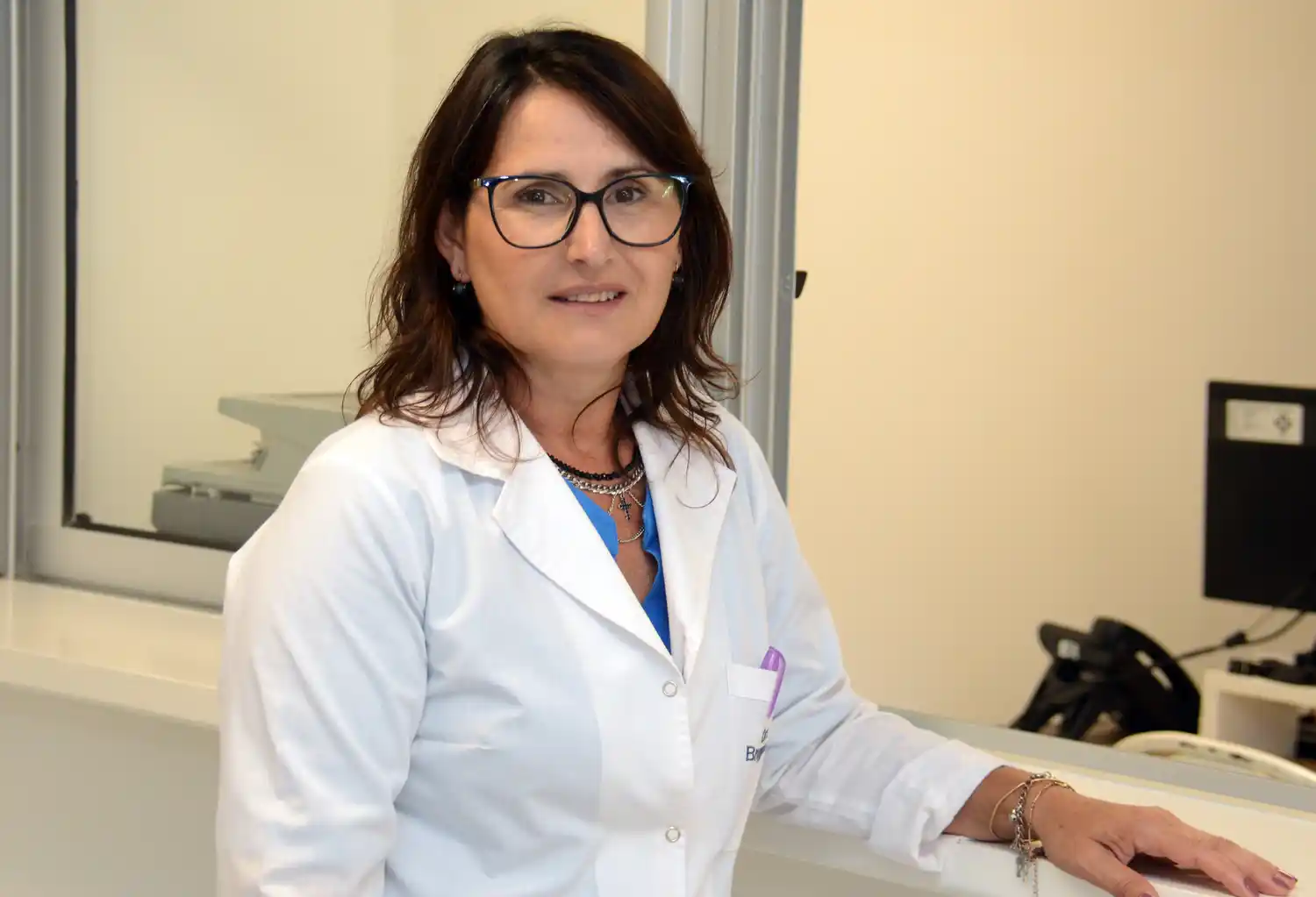 La médica Florencia Bruggesser, del servicio de infectología y epidemiología del Hospital Municipal “Ramón Santamarina”.