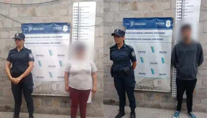 Los aprehendidos fueron notificados de la formación de una causa en su contra.