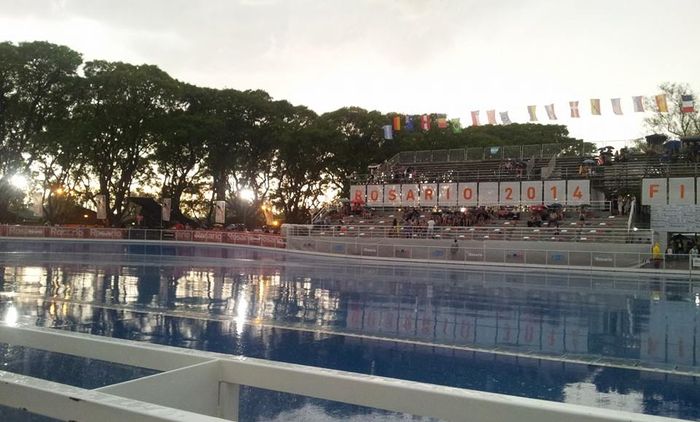 Así lucía el Patinódromo al momento de iniciar las semifinales y finales. (Foto: Facebook)