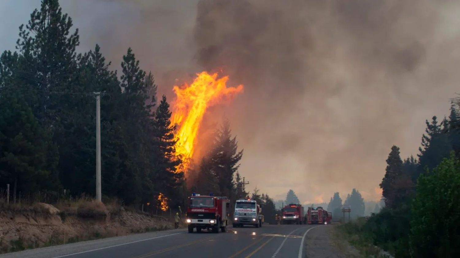 Incendios en El Bolsón