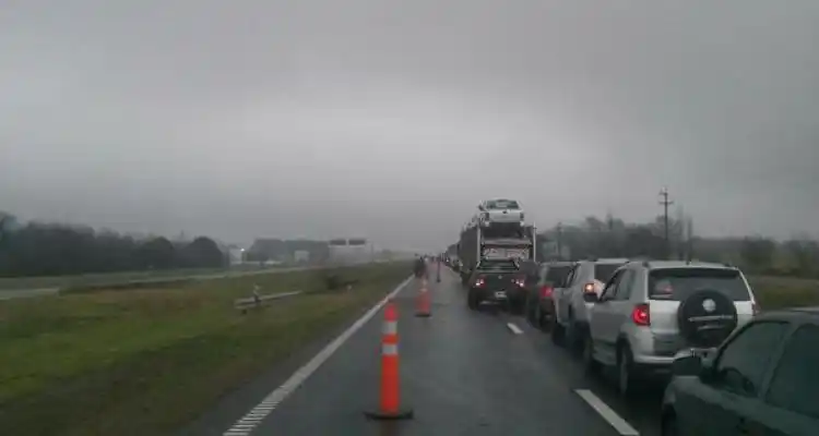 Ruta 9: Este domingo, continúa el tránsito asistido