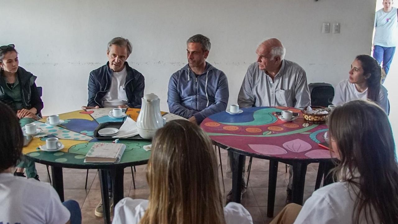 Michel, Bahl y Marclay visitaron la asociación Lucecitas de Gualeguay, dedicada a la atención de personas con discapacidad