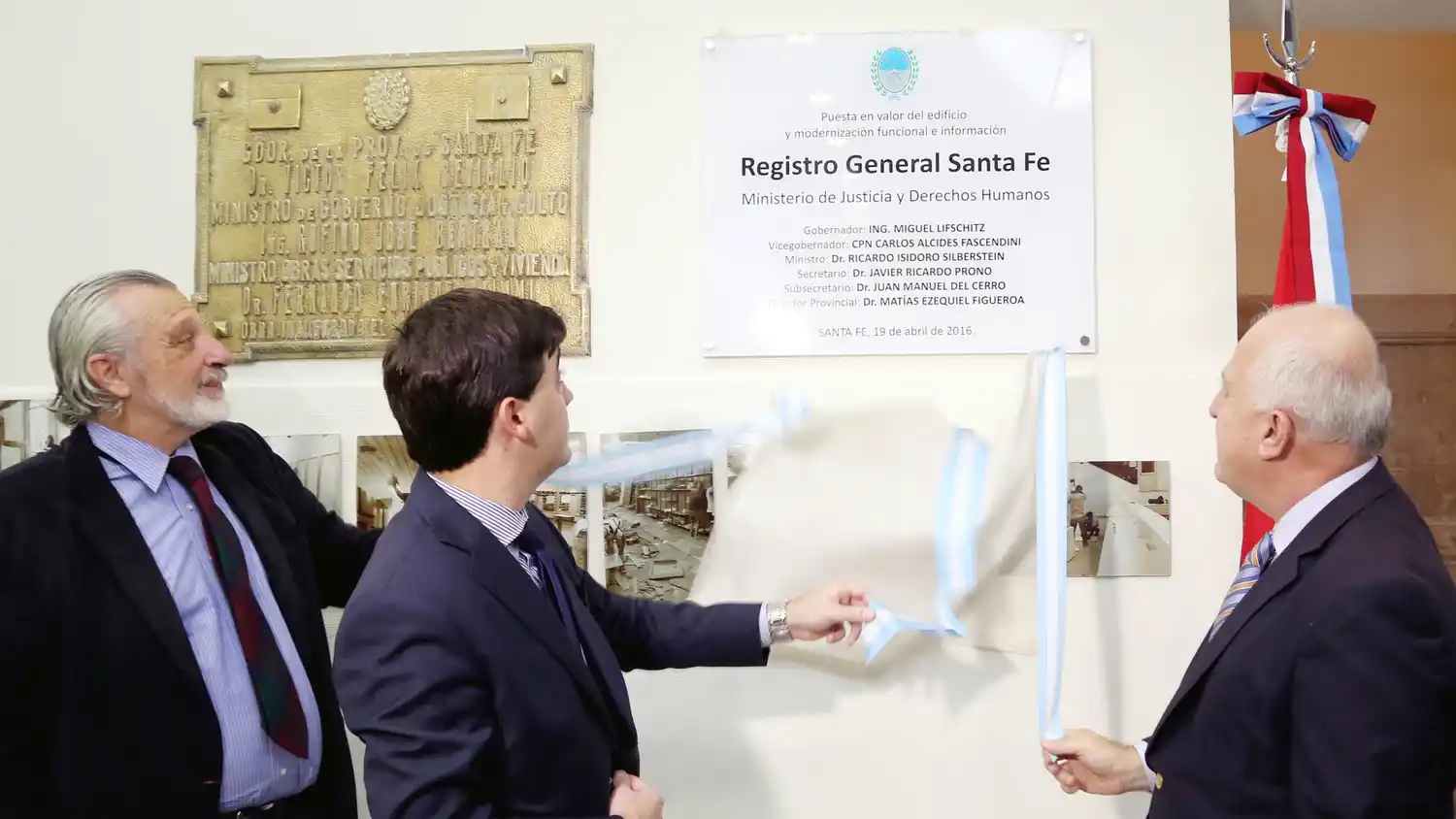 Se inauguraron obras en el Registro de la Propiedad