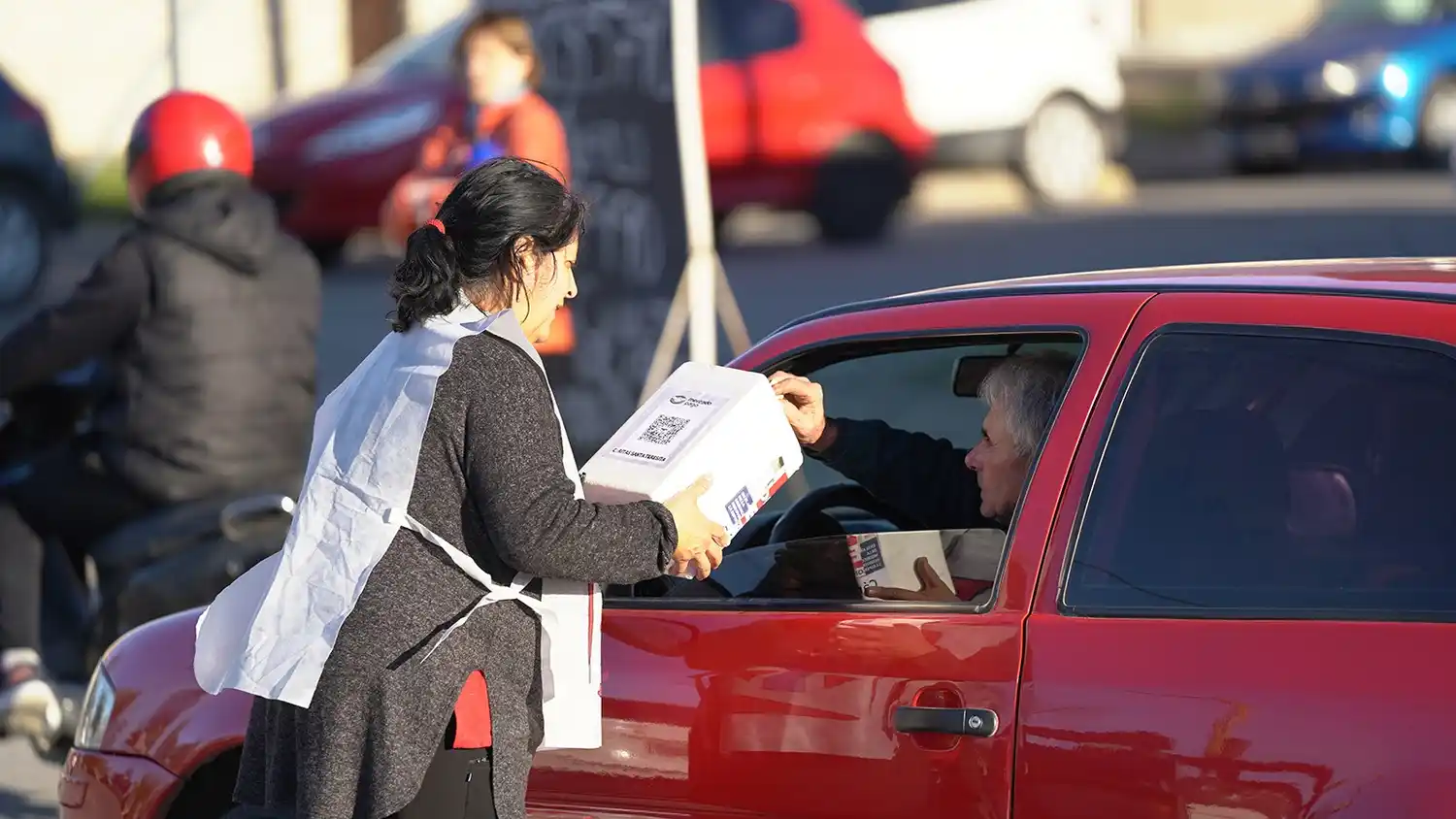 Colaboración. En los semáforos de la ciudad