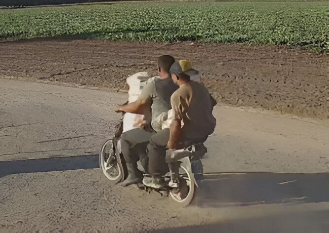 El momento quedó registrado por cámaras de campos vecinos.