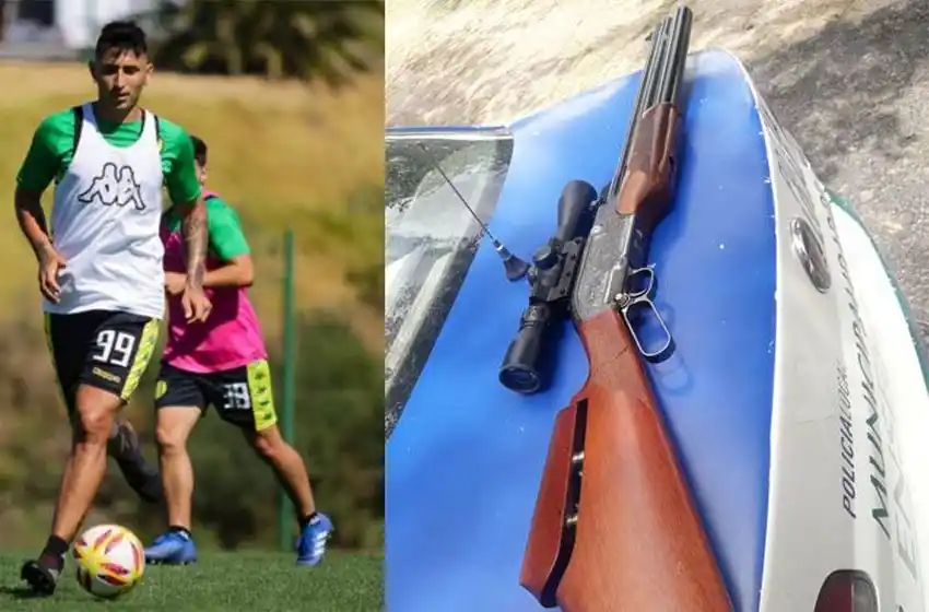 El futbolista Alan Ruiz fue detenido por amenazar a empleados de un camping con armas de fuego