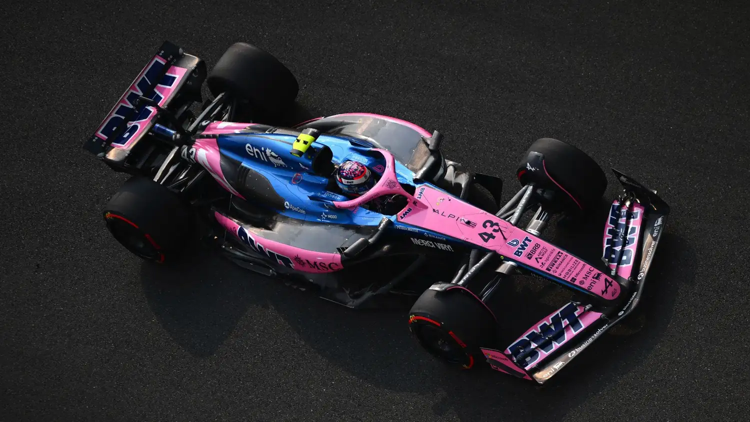 Colapinto giró en Barcelona.
