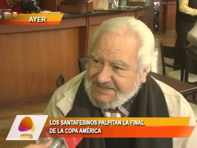 Los santafesinos palpitan la final de la Copa América