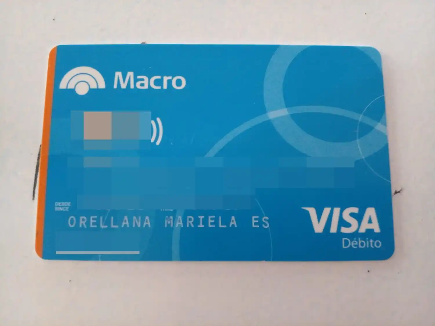 Encontraron tarjeta de Mariela Orellana
