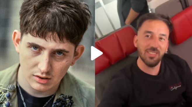 Un tuitero libertario insultó a Dillom por redes y el cantante lo encaró en persona en un avión