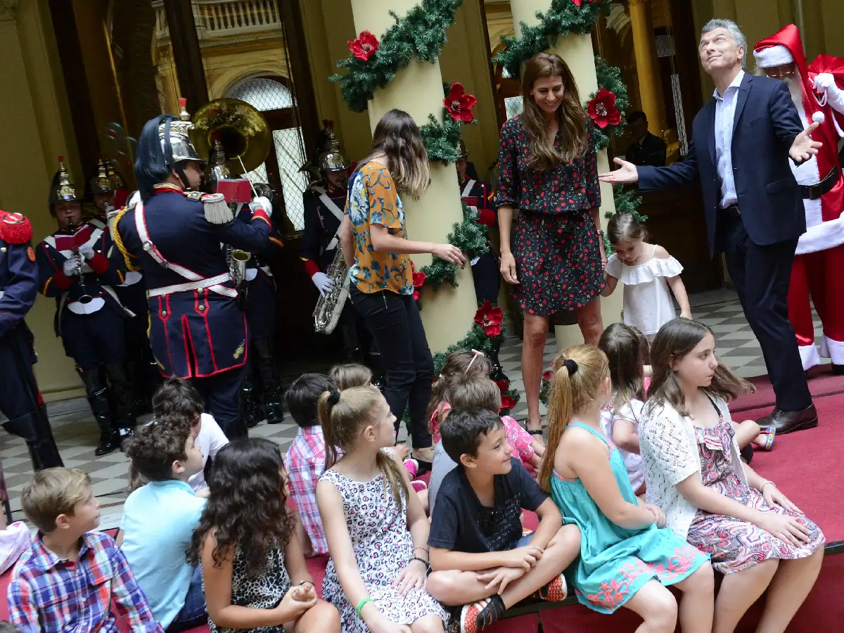 El saludo  navideño  de Macri 