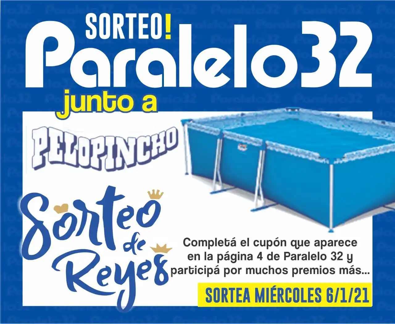 ¡Sorpresa! Para Reyes sortearemos una pileta Pelopincho