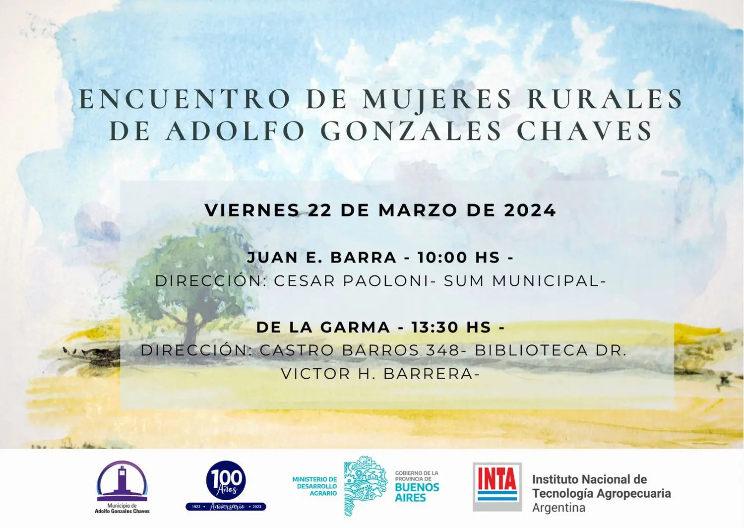 Encuentro de mujeres rurales en Chaves