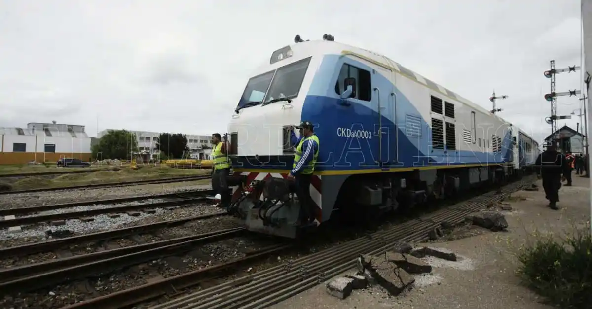 Comenzó la primera prueba para la vuelta del tren