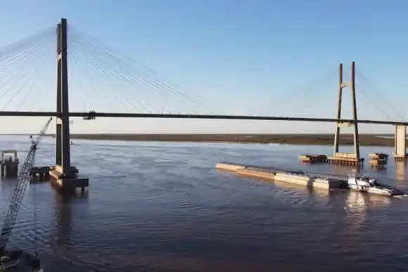 Robaron los cables y dejaron al puente Rosario-Victoria con solamente un 10% de su capacidad