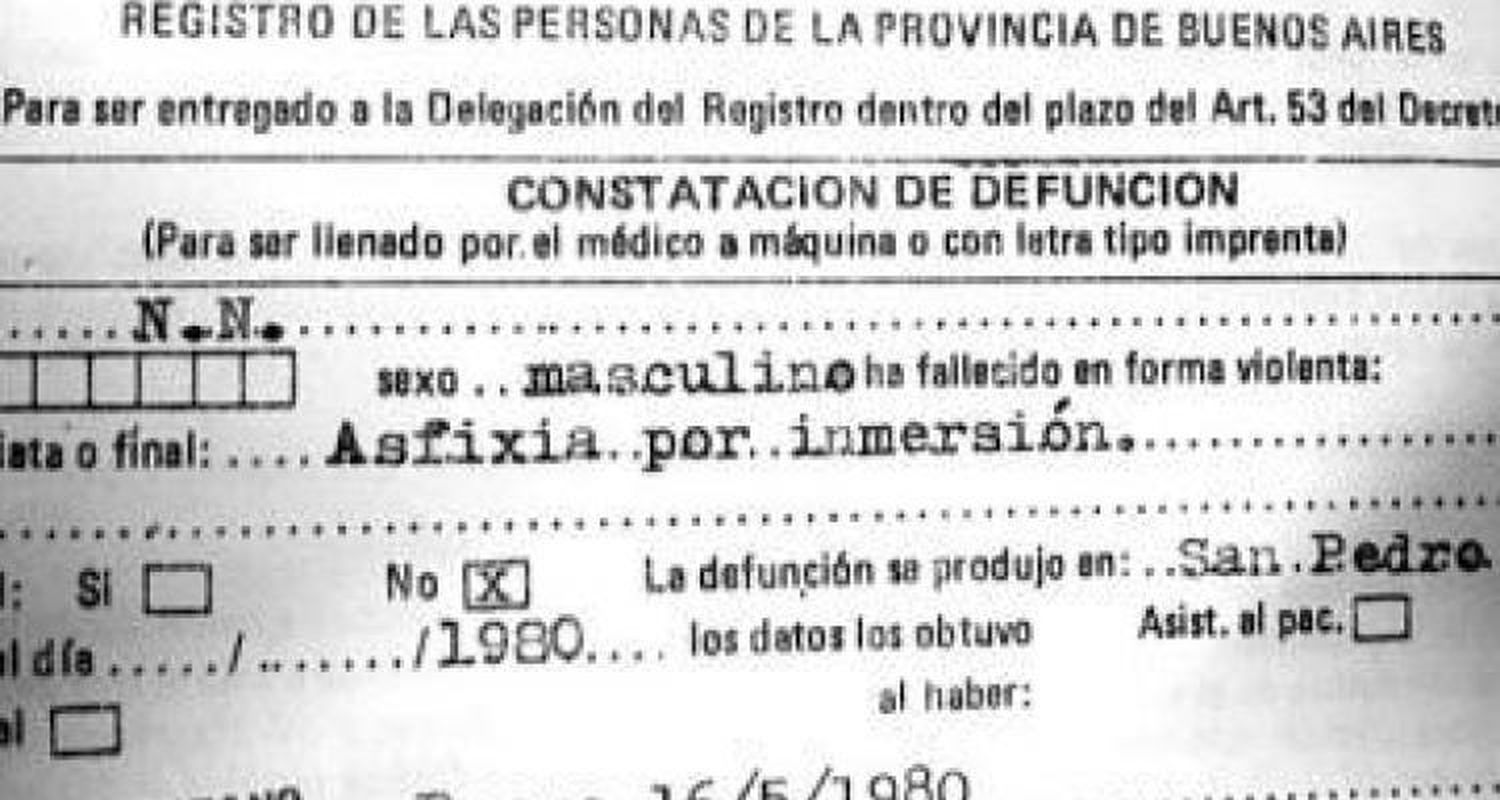 Investigan el origen de cuerpos de N.N.aparecidos en San Pedro durante la dictadura