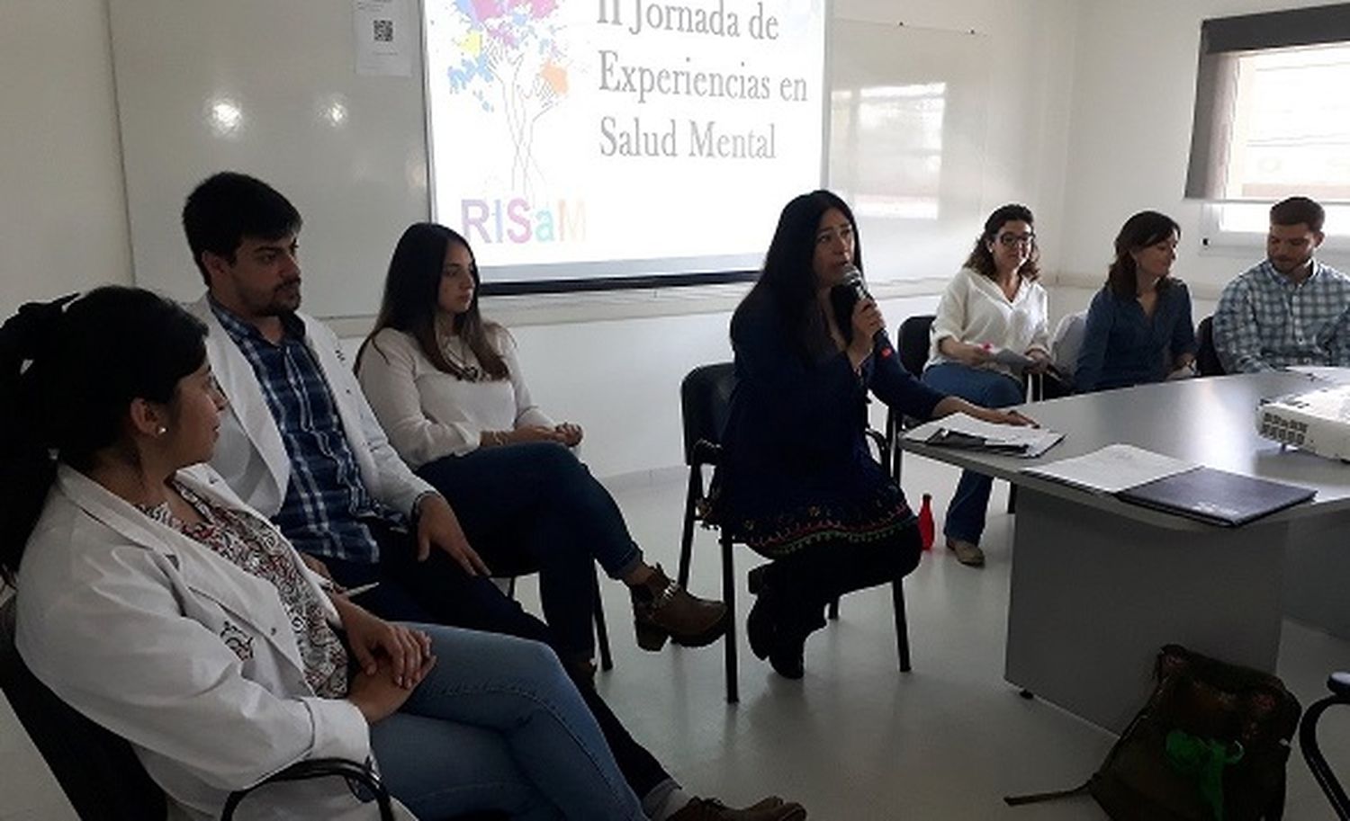 Integrantes de Salud Mental del hospital trabajaron sobre experiencias en equipo