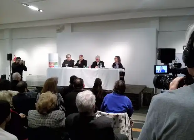 Lozano analizó con legisladores la situación del país y participó de un panel sobre ‘Laudato Si’