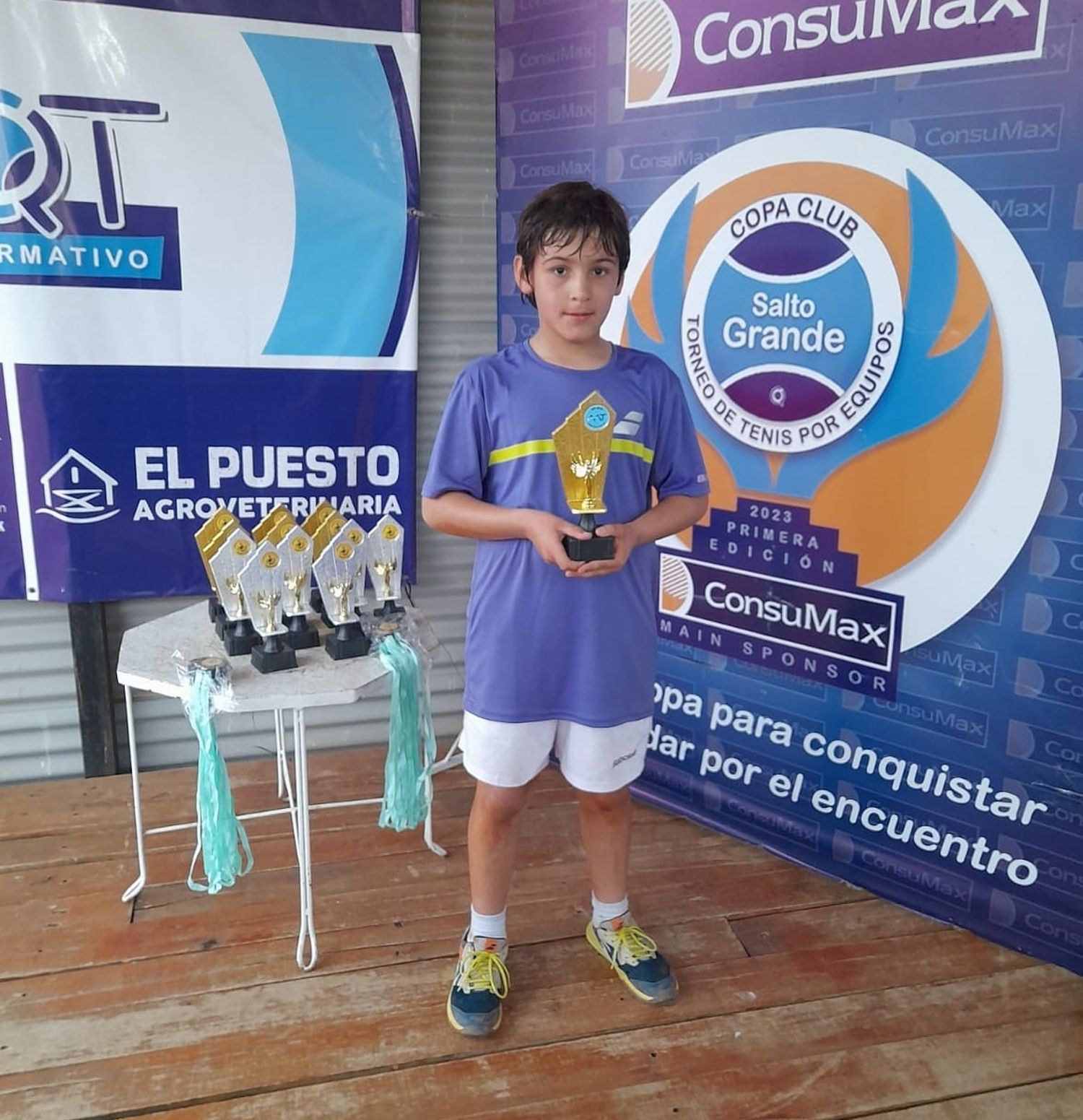 Valentino Rébora y Thiago Chesini fueron campeones del Provincial de Menores en Concordia