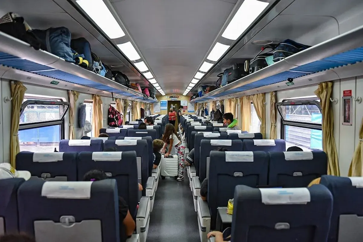 Venta de pasajes en tren para octubre