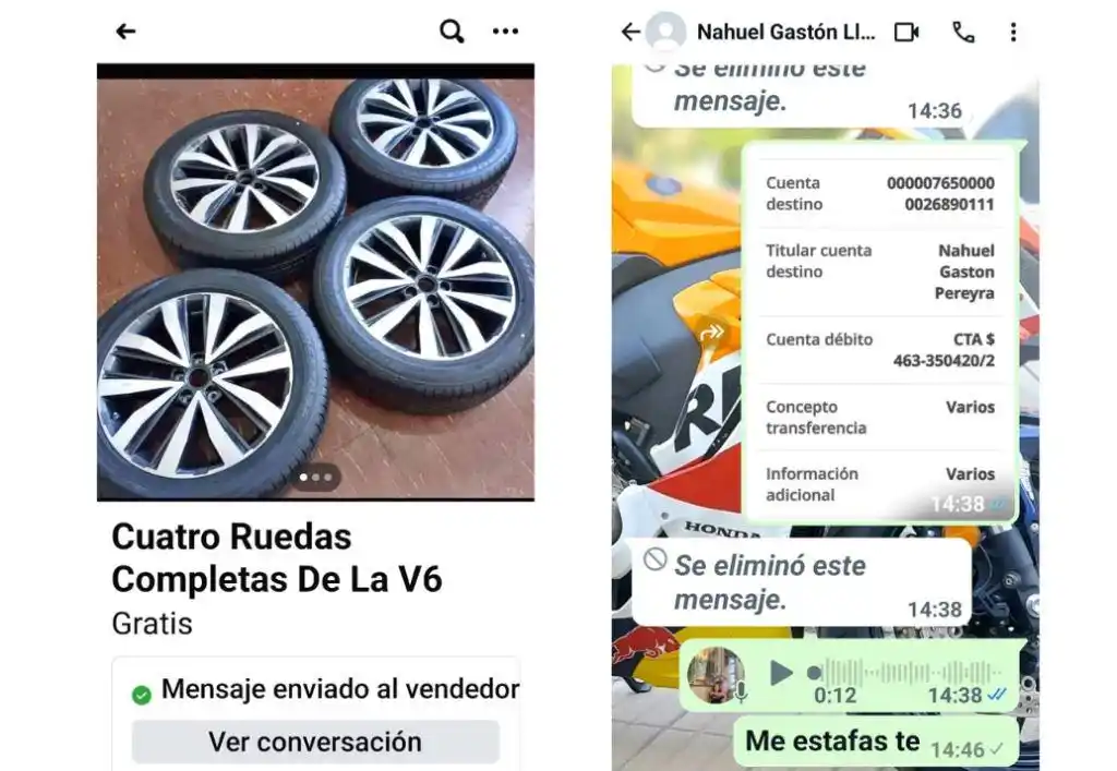 Denunció haber comprado ruedas a un tresarroyense y lo estafaron
