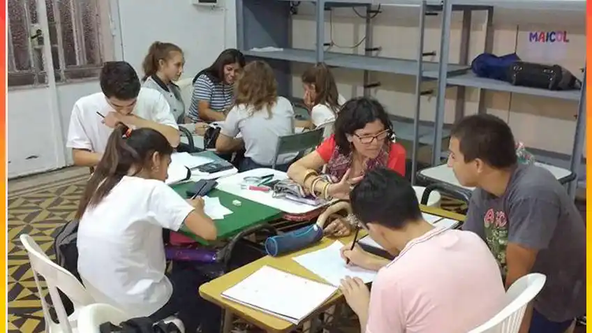 Taller de apoyo escolar.